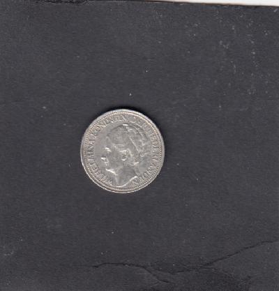 Beschrijving: 25 CENT WILHELMINA